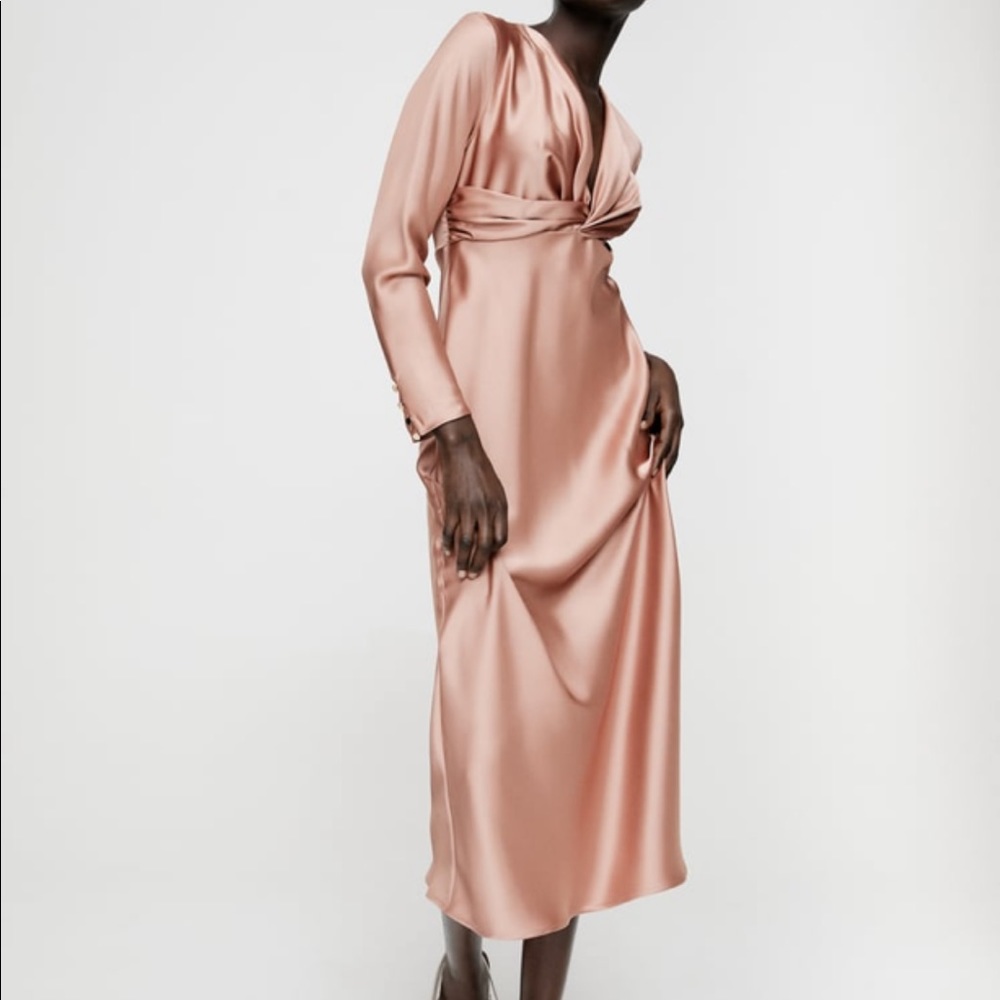 Beige pink Dress